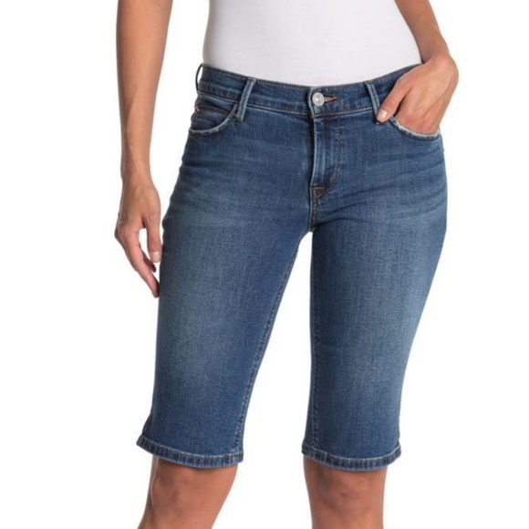 Hudson Shorts Knee Viceroy Denim Visalia Blue Five Pocket Style Zip Fly 30 NWOT - Picture 7 of 10